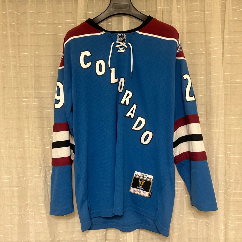 Nathan MacKinnon Colorado Avalanche 2013 Blue Line Player Jersey